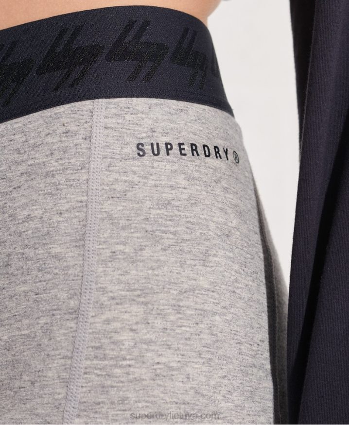 Superdry Essential Cycle Shorts Grey Women