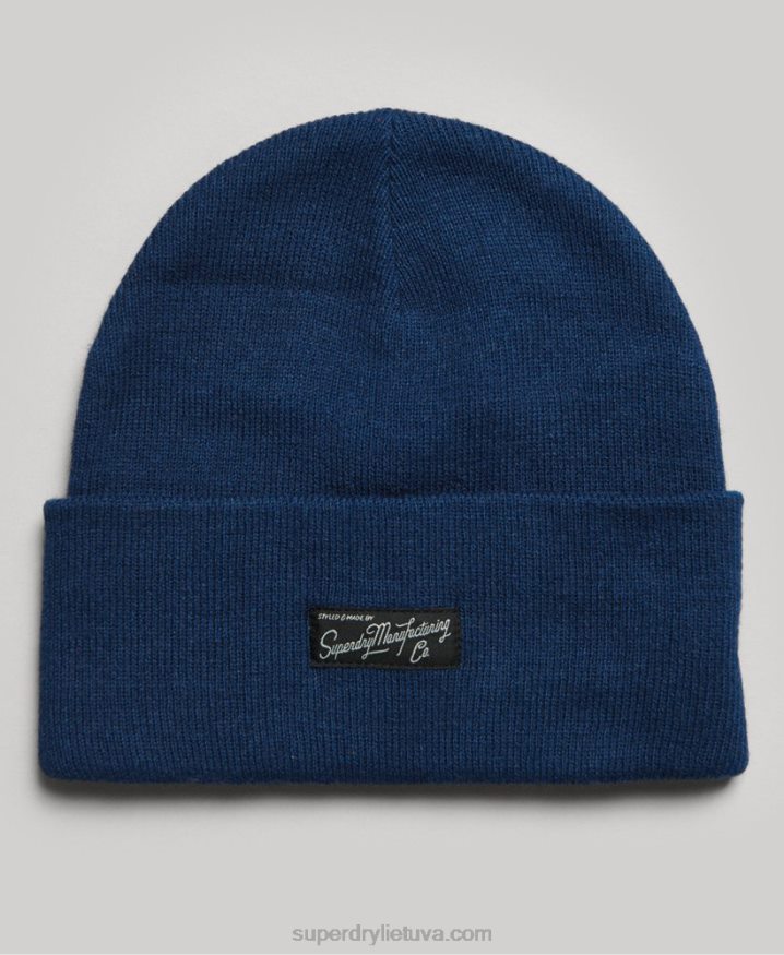 Superdry Essential Logo Beanie Blue Women