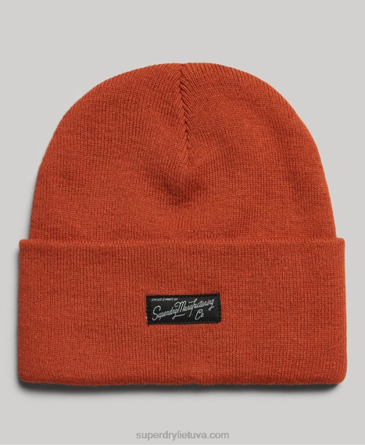 Superdry Essential Logo Beanie Brown Women