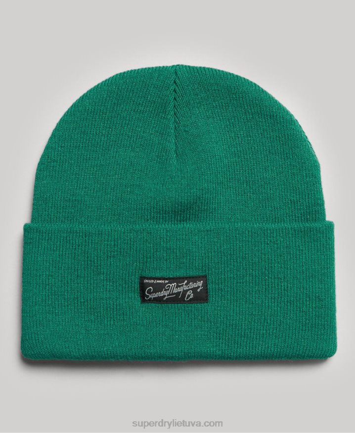 Superdry Essential Logo Beanie Green Women