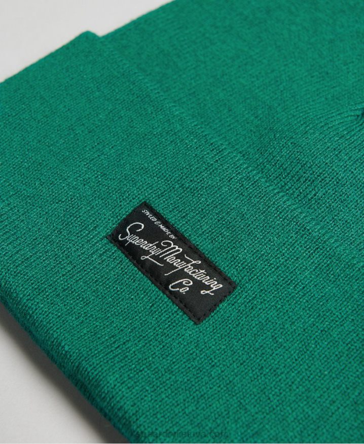 Superdry Essential Logo Beanie Green Women