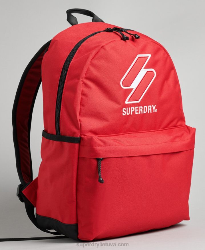 Superdry Essential Montana Backpack Red Men