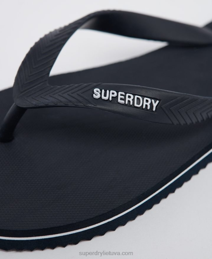 Superdry Essential Plain Flip Flops Navy Men