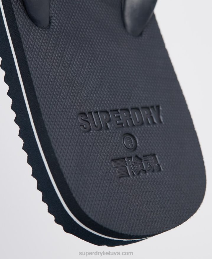 Superdry Essential Plain Flip Flops Navy Men