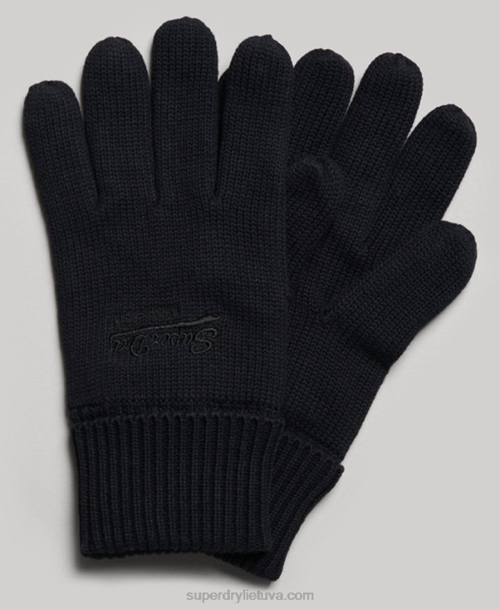 Superdry Essential Plain Gloves Navy Men