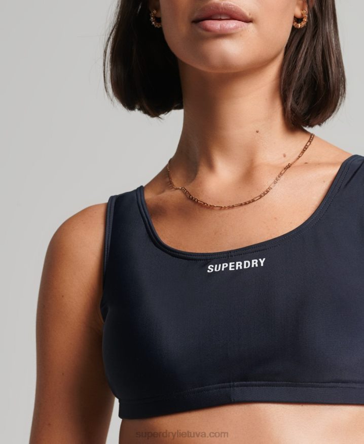 Superdry Essential Recycled Bikini Top Black Women