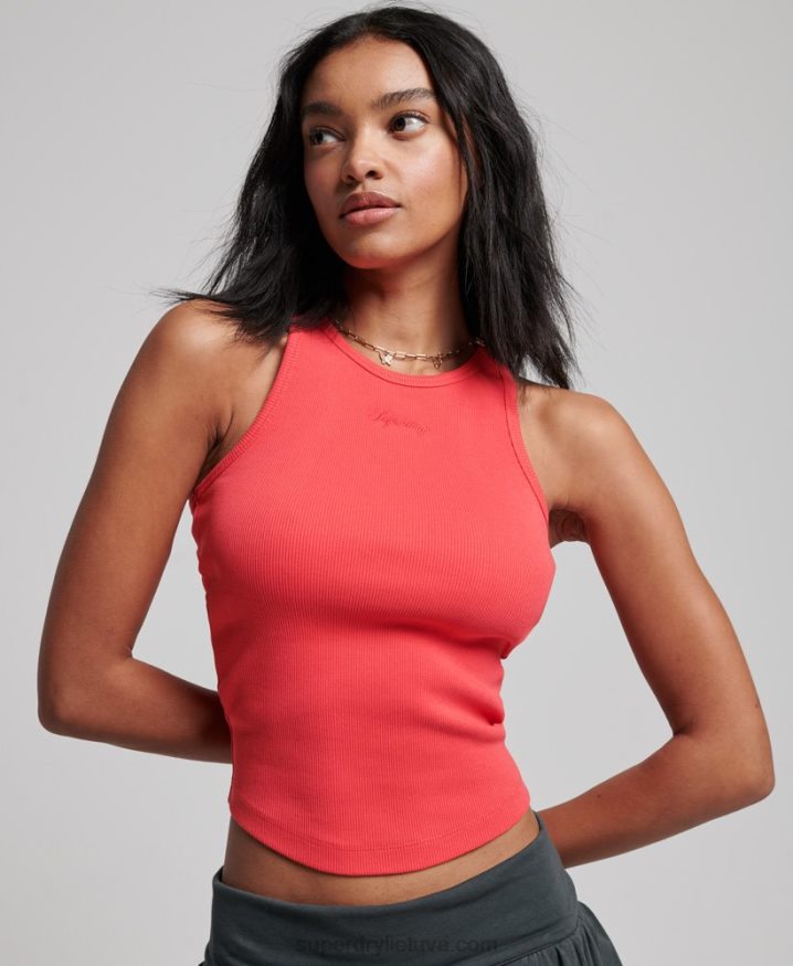 Superdry Essential Tank Top Pink Women