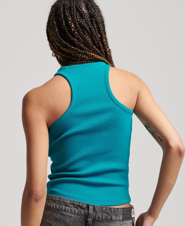 Superdry Essential Tank Top Turquoise Women