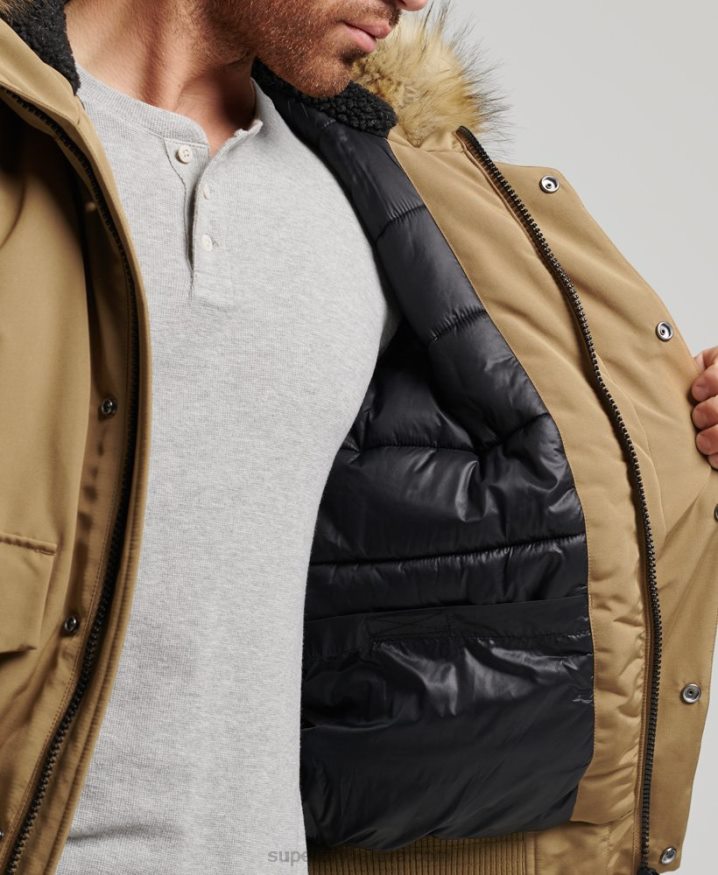 Superdry Everest Bomber Jacket Brown Men