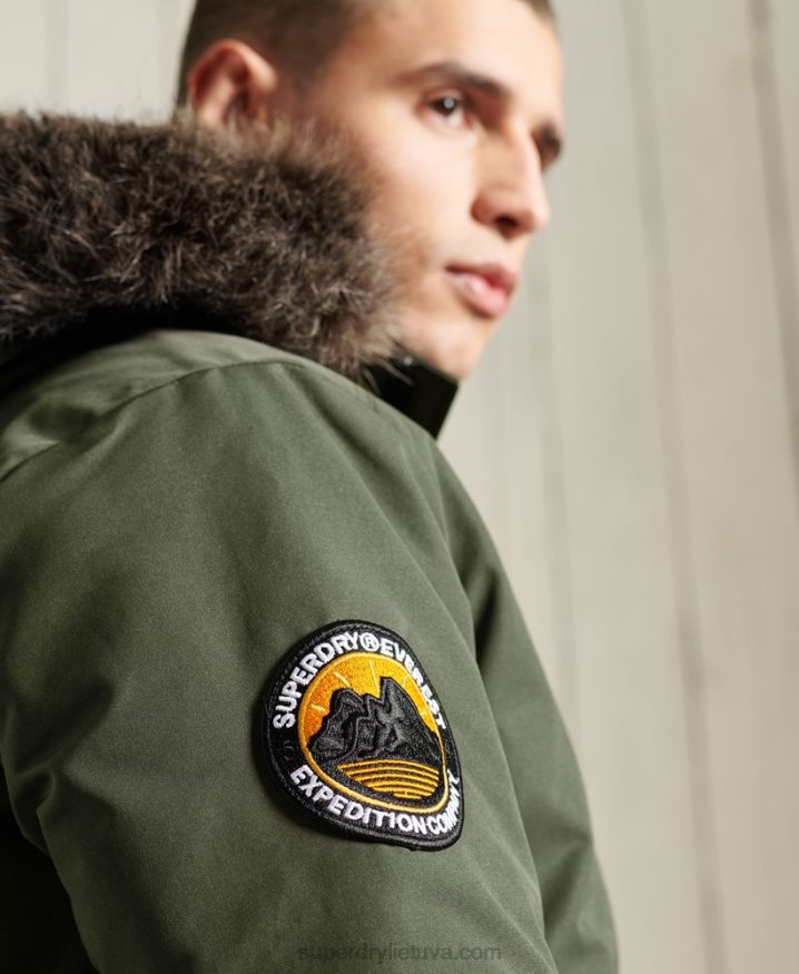 Superdry Everest Bomber Jacket Khaki Men