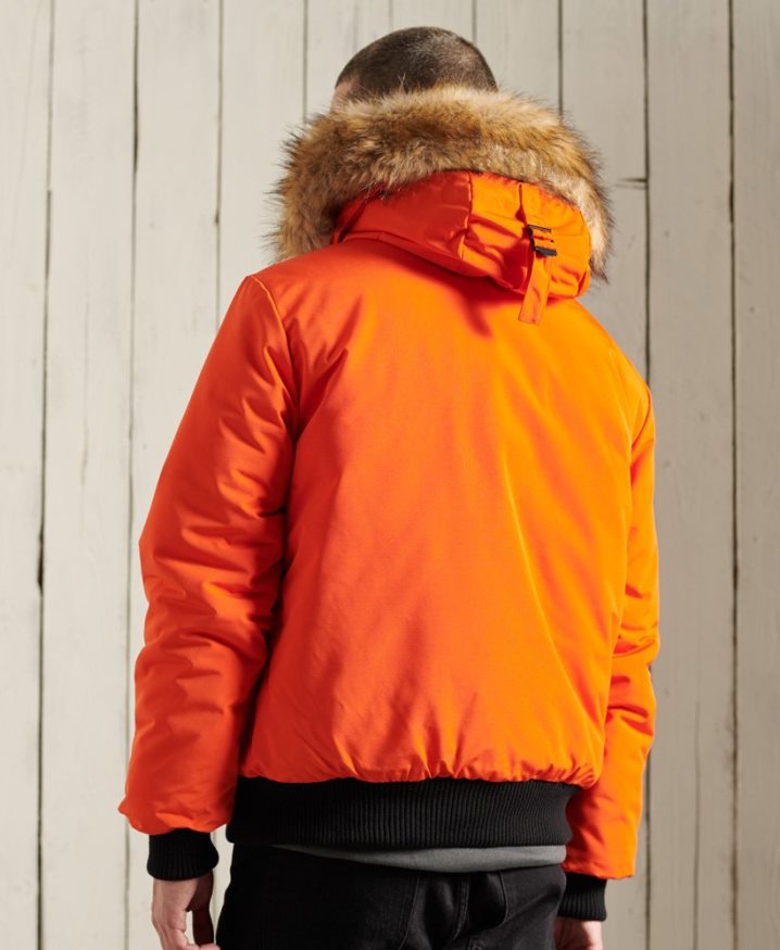 Superdry Everest Bomber Jacket Orange Men