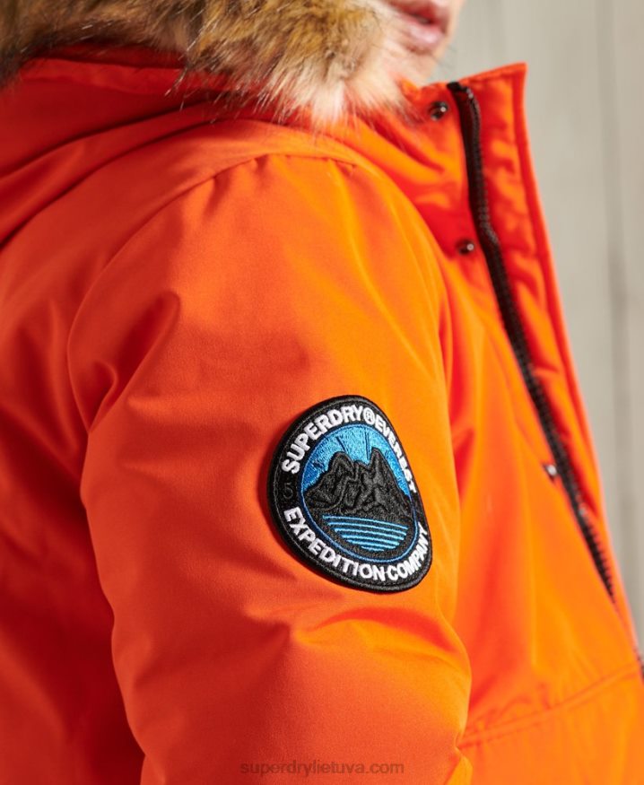 Superdry Everest Bomber Jacket Orange Men