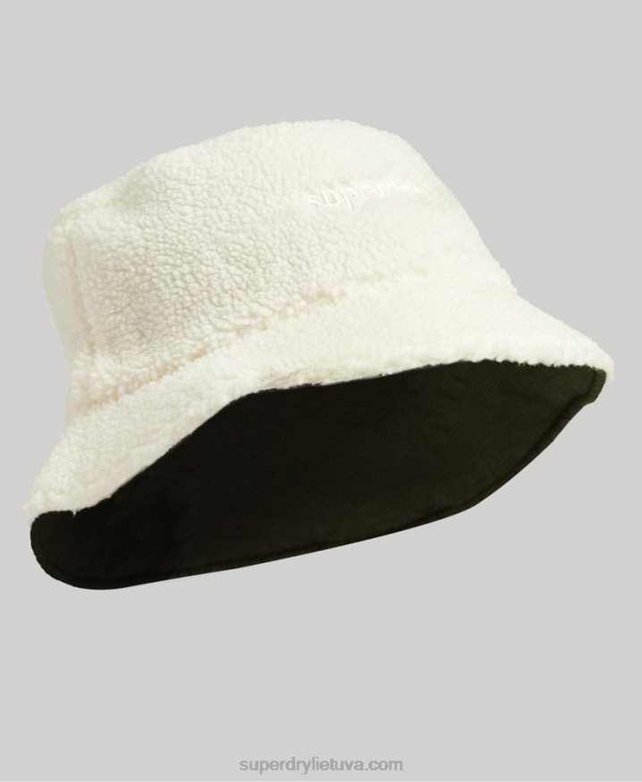 Superdry Fleece Bucket Hat Cream Men