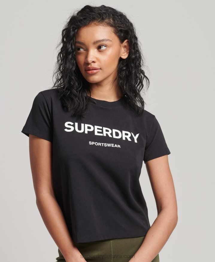 Superdry Graphic 90s T-Shirt Black Women