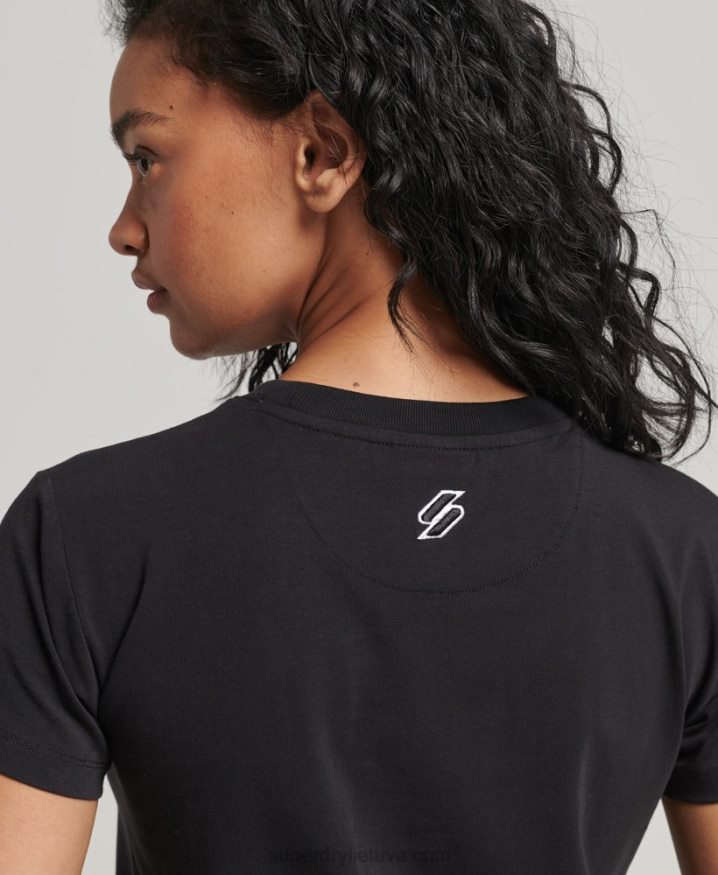 Superdry Graphic 90s T-Shirt Black Women