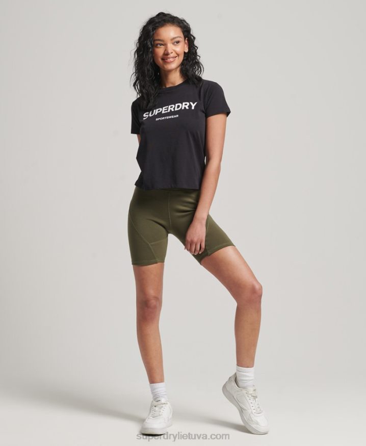 Superdry Graphic 90s T-Shirt Black Women