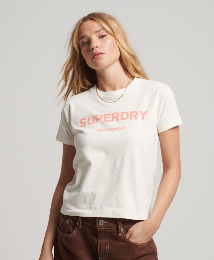 Superdry Graphic 90s T-Shirt Cream Women