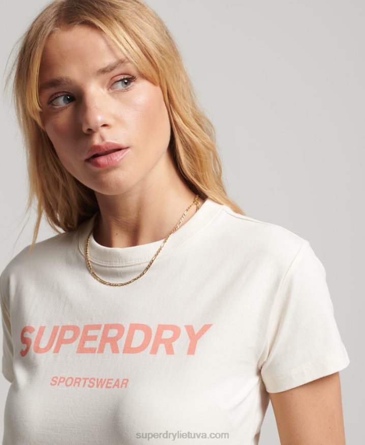 Superdry Graphic 90s T-Shirt Cream Women