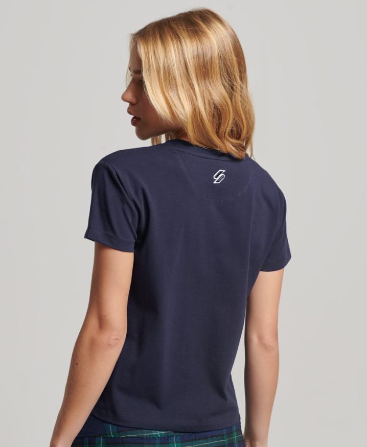 Superdry Graphic 90s T-Shirt Navy Women