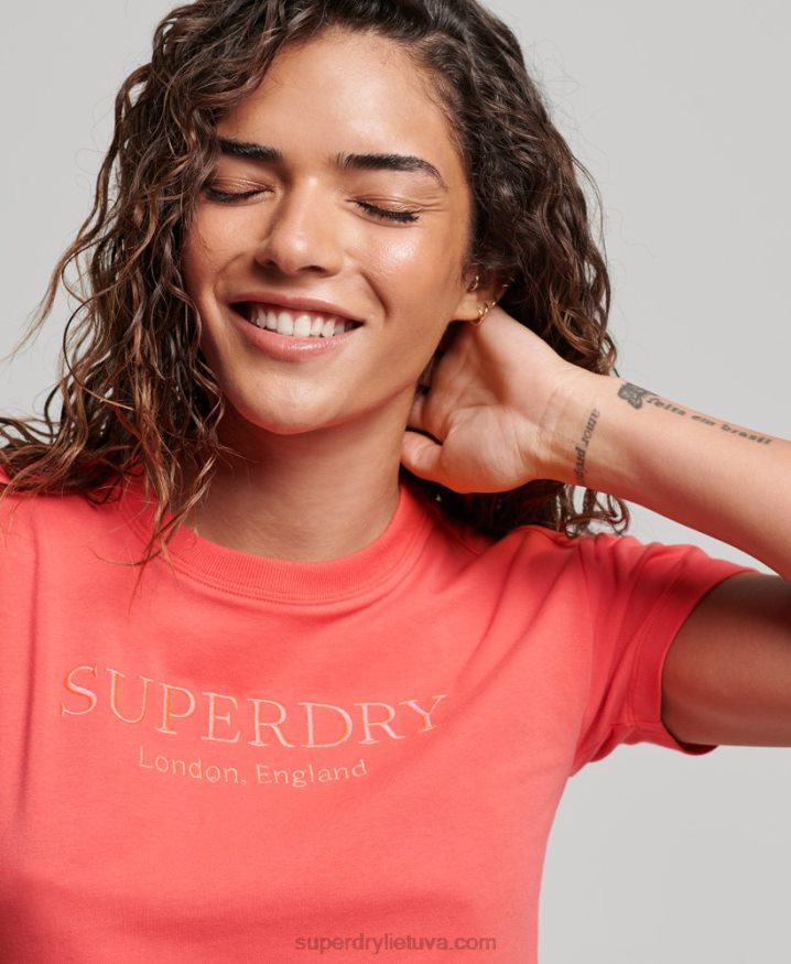 Superdry Graphic 90s T-Shirt Pink Women