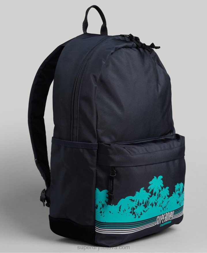 Superdry Graphic Montana Backpack Navy Women