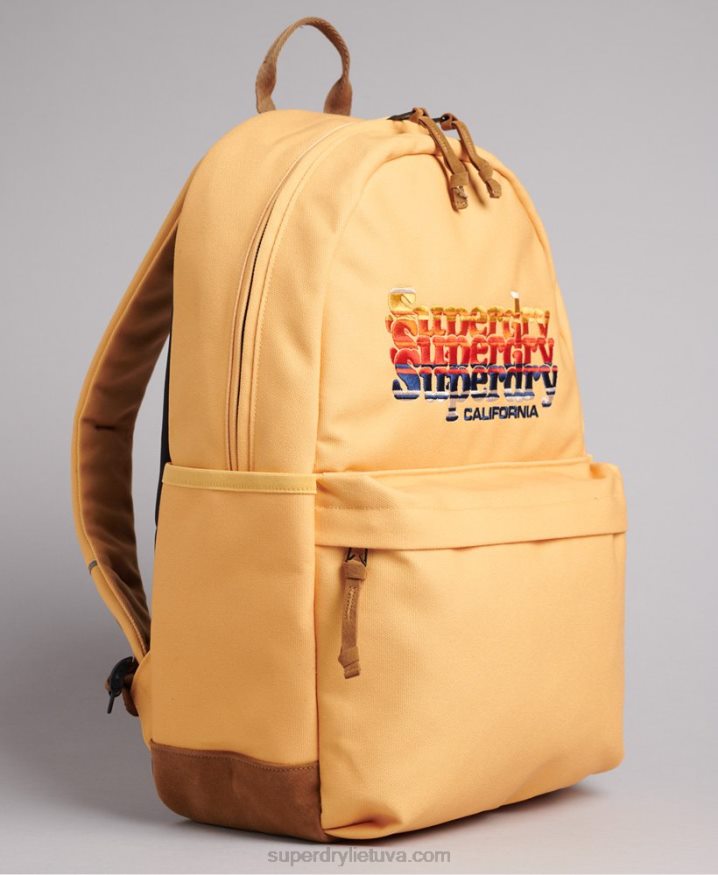 Superdry Graphic Montana Backpack Yellow Women