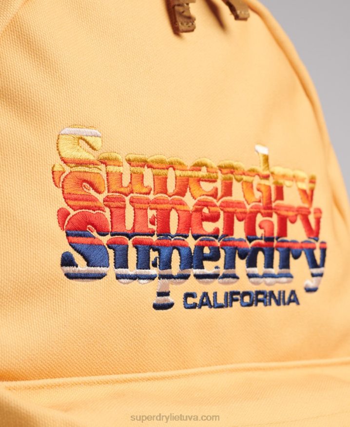 Superdry Graphic Montana Backpack Yellow Women