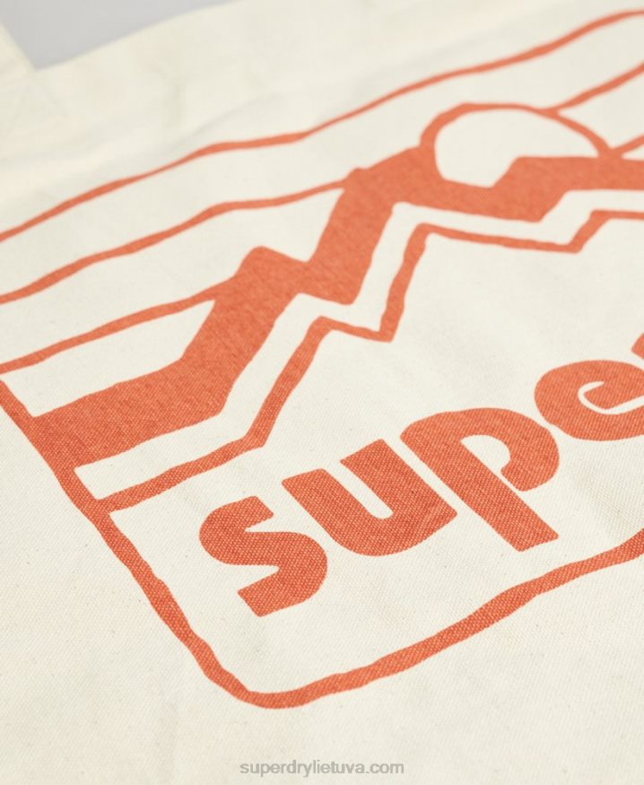 Superdry Graphic Shopper Bag Nude Men