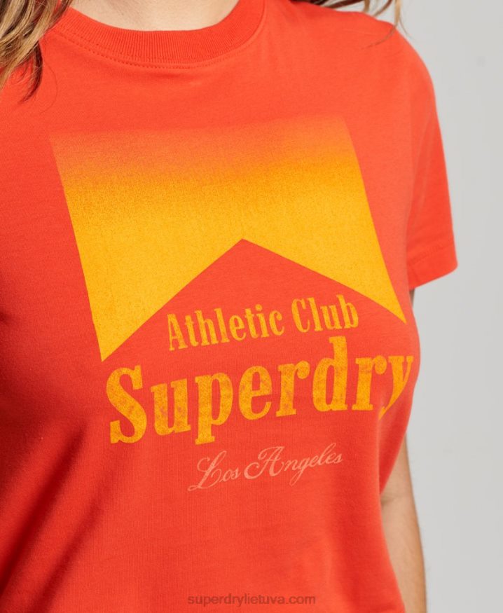 Superdry Graphic Tiny T-Shirt Red Women