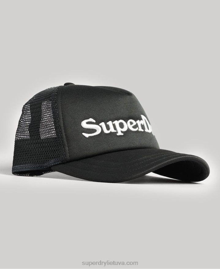 Superdry Graphic Trucker Cap Dark Grey Men