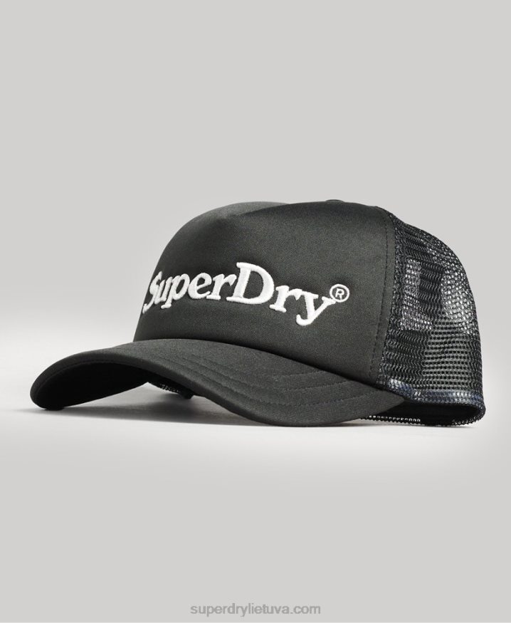 Superdry Graphic Trucker Cap Dark Grey Men