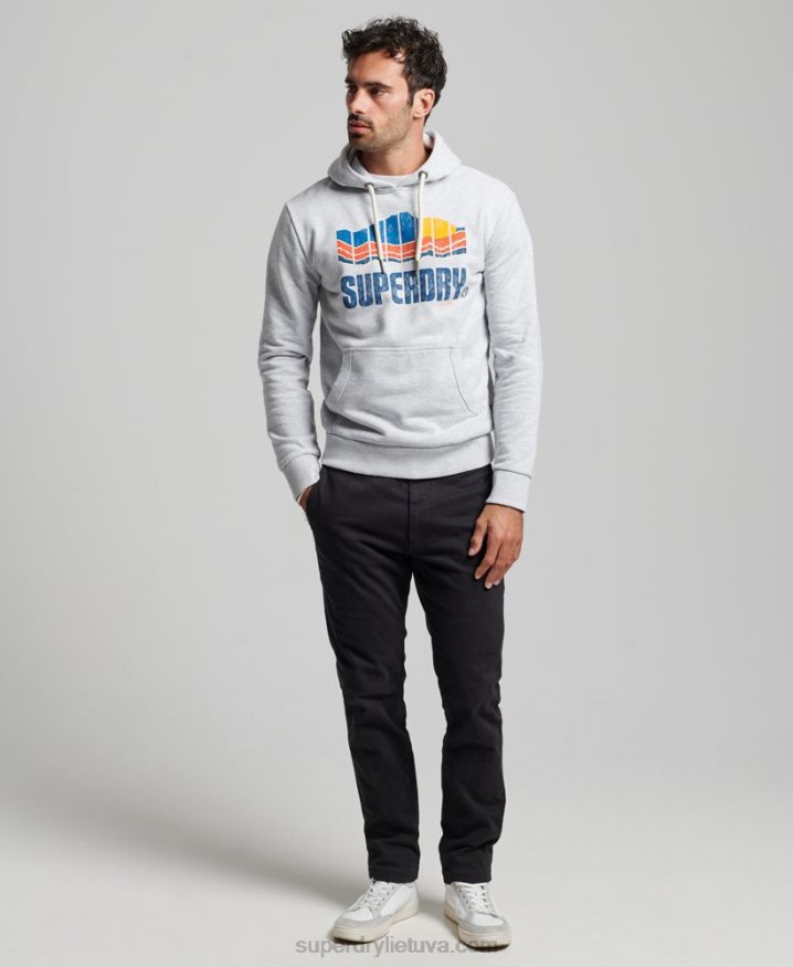 Superdry Great Outdoors Hoodie Grey Men