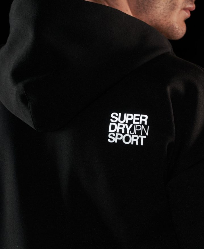 Superdry Gymtech Hoodie Black Men