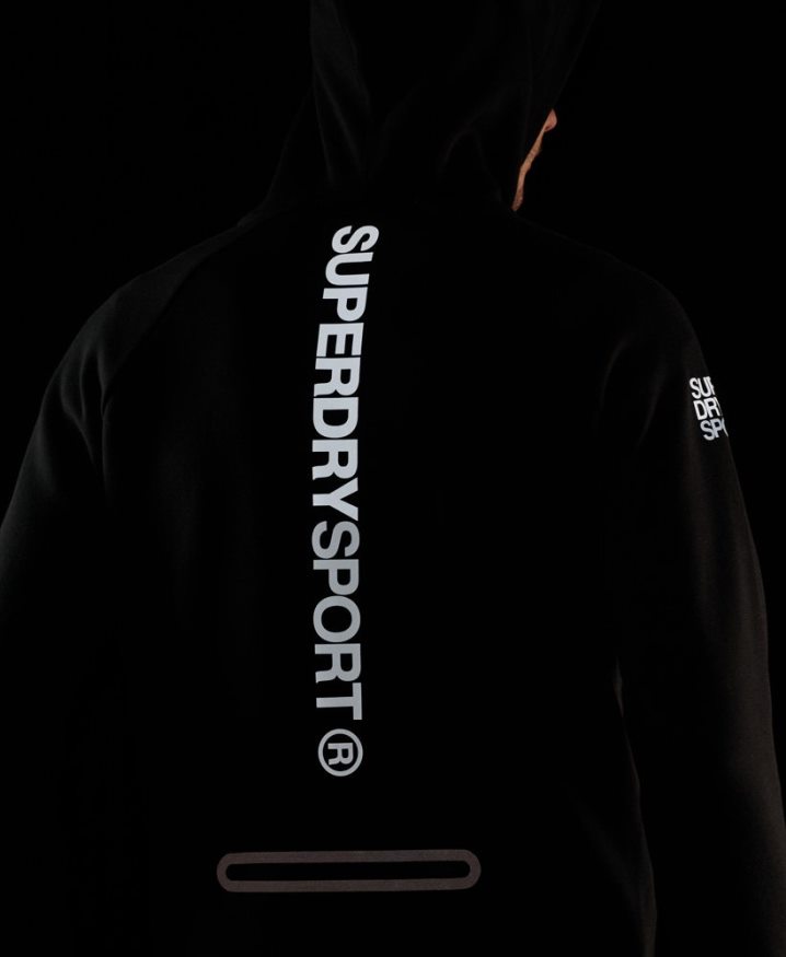 Superdry Gymtech Hoodie Black Men