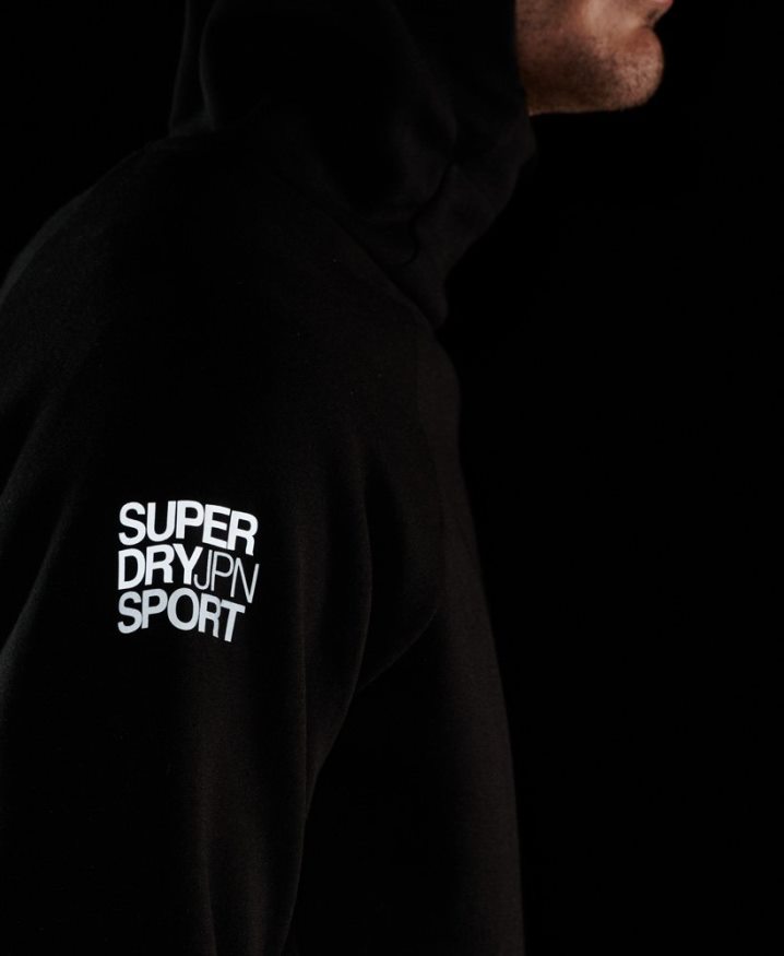 Superdry Gymtech Hoodie Black Men