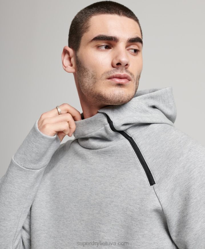 Superdry Gymtech Hoodie Grey Men