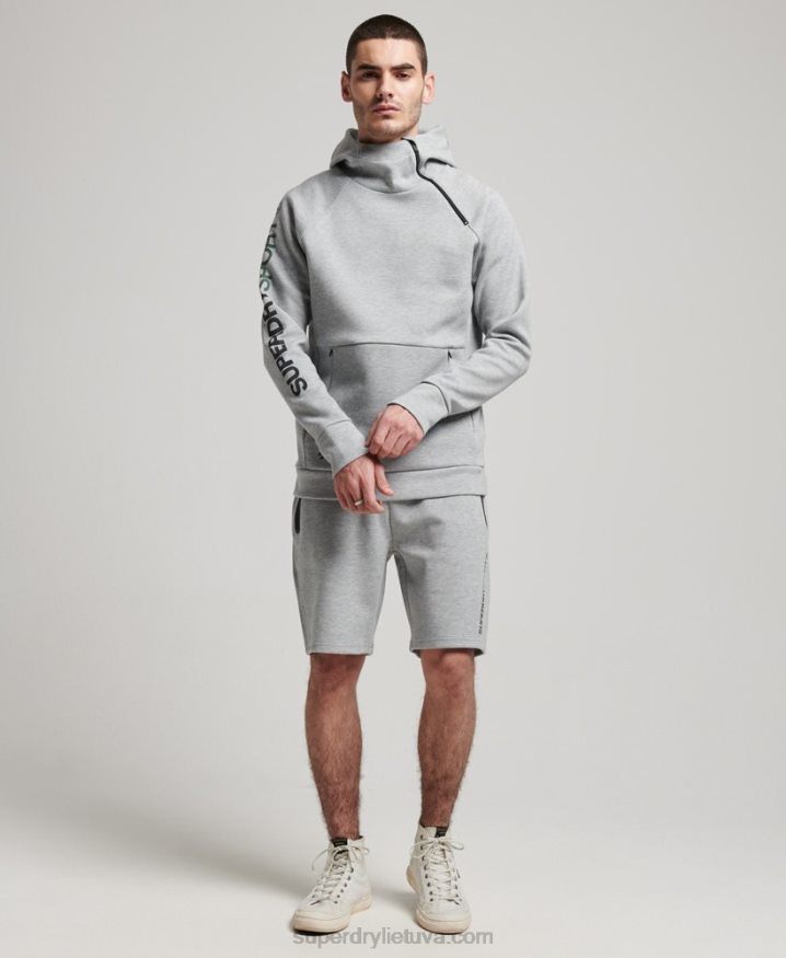 Superdry Gymtech Hoodie Grey Men