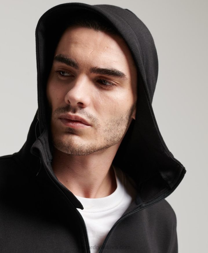 Superdry Gymtech Zip Hoodie Black Men