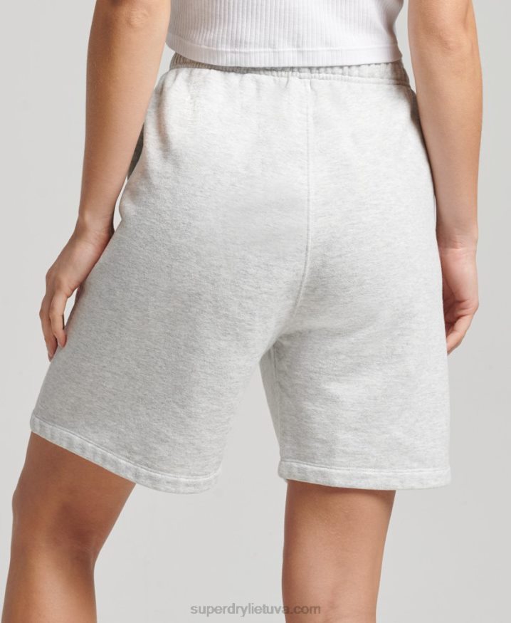 Superdry Halftone S Logo Boy Shorts Grey Women