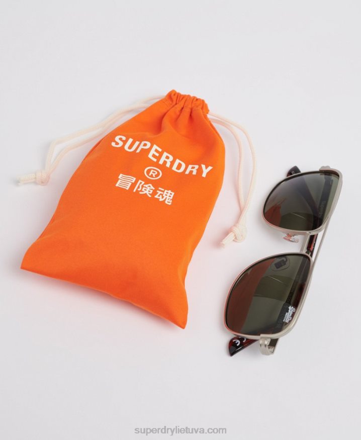 Superdry Harrison Sunglasses Silver Men