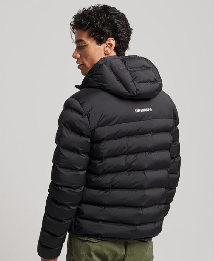 Superdry Heat Sealed Padded Jacket Black Men