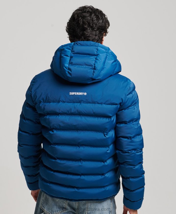 Superdry Heat Sealed Padded Jacket Blue Men