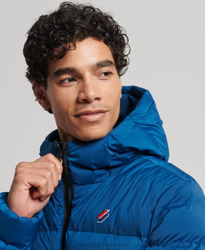 Superdry Heat Sealed Padded Jacket Blue Men