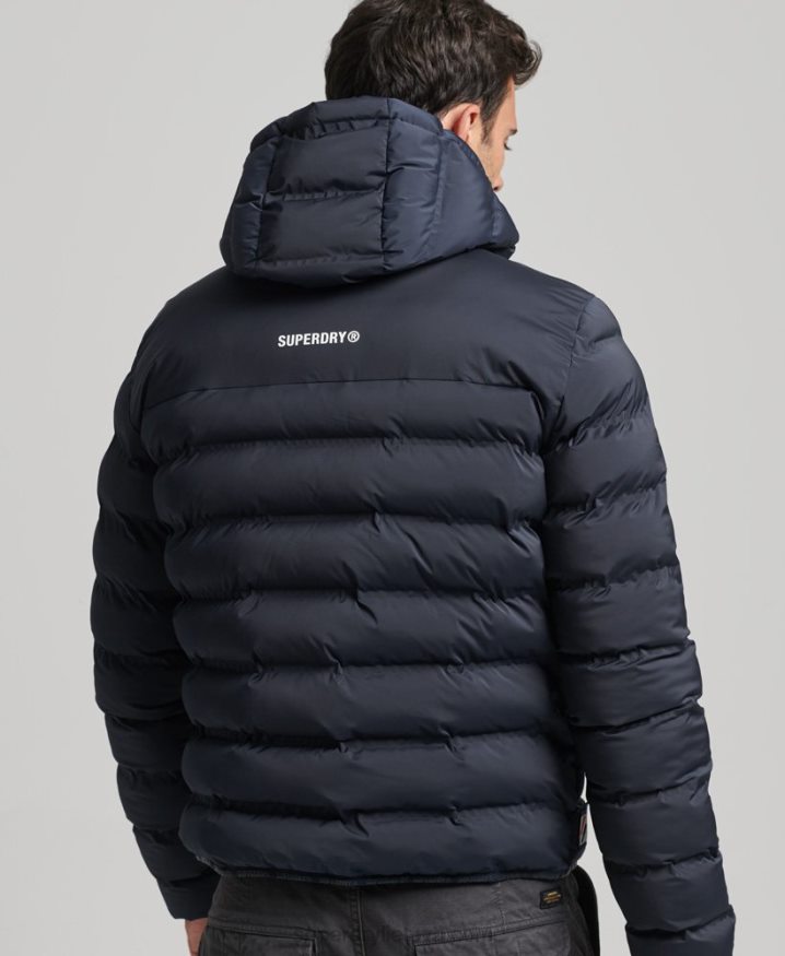 Superdry Heat Sealed Padded Jacket Navy Men