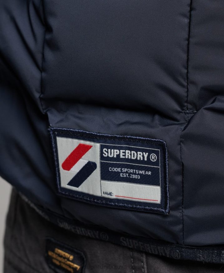 Superdry Heat Sealed Padded Jacket Navy Men