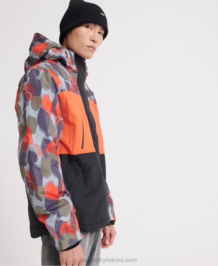 Superdry Hooded Polar Printed SD-Wind Attacker Jacket Multi Men