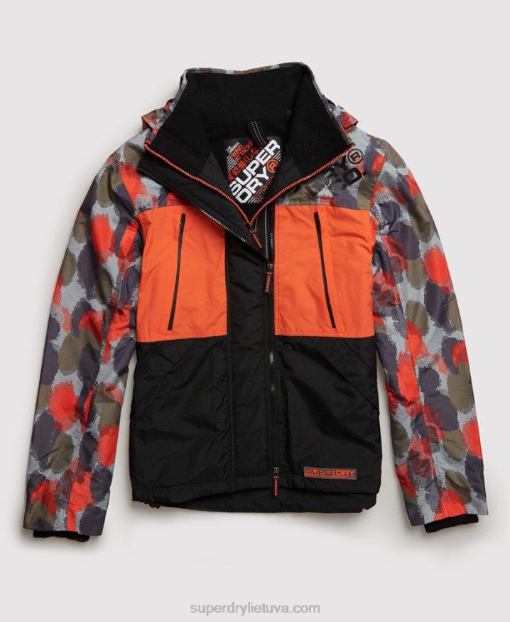 Superdry Hooded Polar Printed SD-Wind Attacker Jacket Multi Men