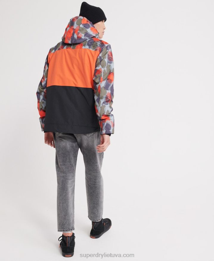 Superdry Hooded Polar Printed SD-Wind Attacker Jacket Multi Men