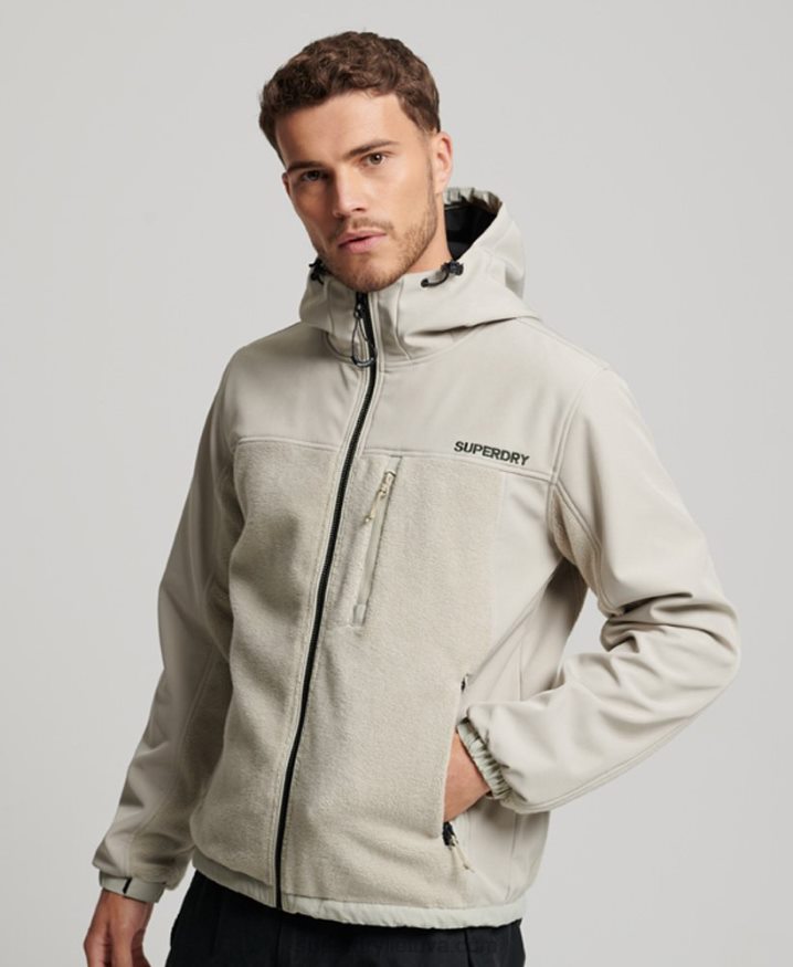 Superdry Hybrid Trekker Jacket Grey Men