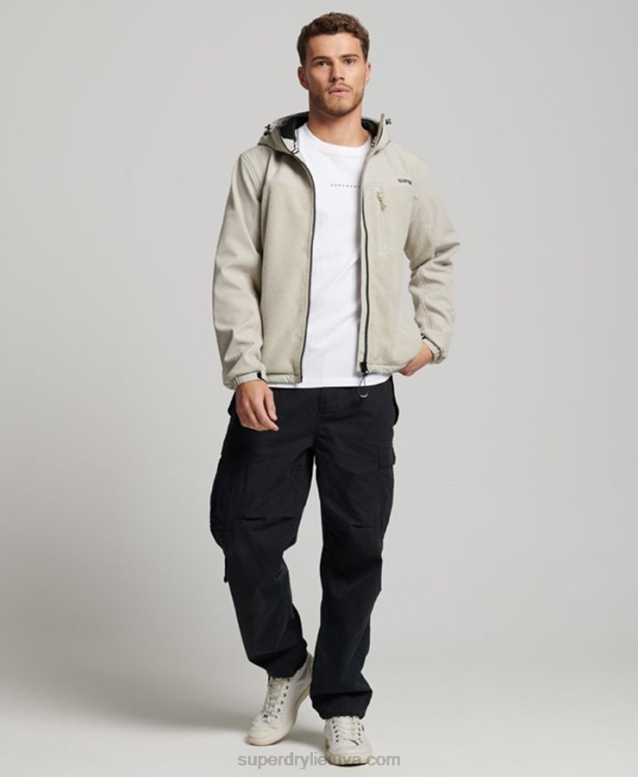 Superdry Hybrid Trekker Jacket Grey Men